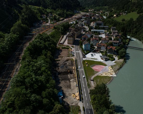 Brenner Base Tunnel: Work has begun on the “New Riol access road” construction site