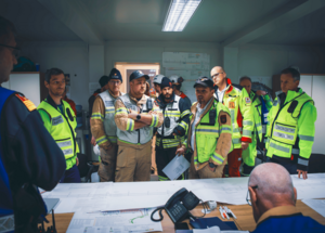 Safety drill: the coordination phase