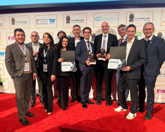 ITA Awards: the Brenner Base Tunnel swept the board